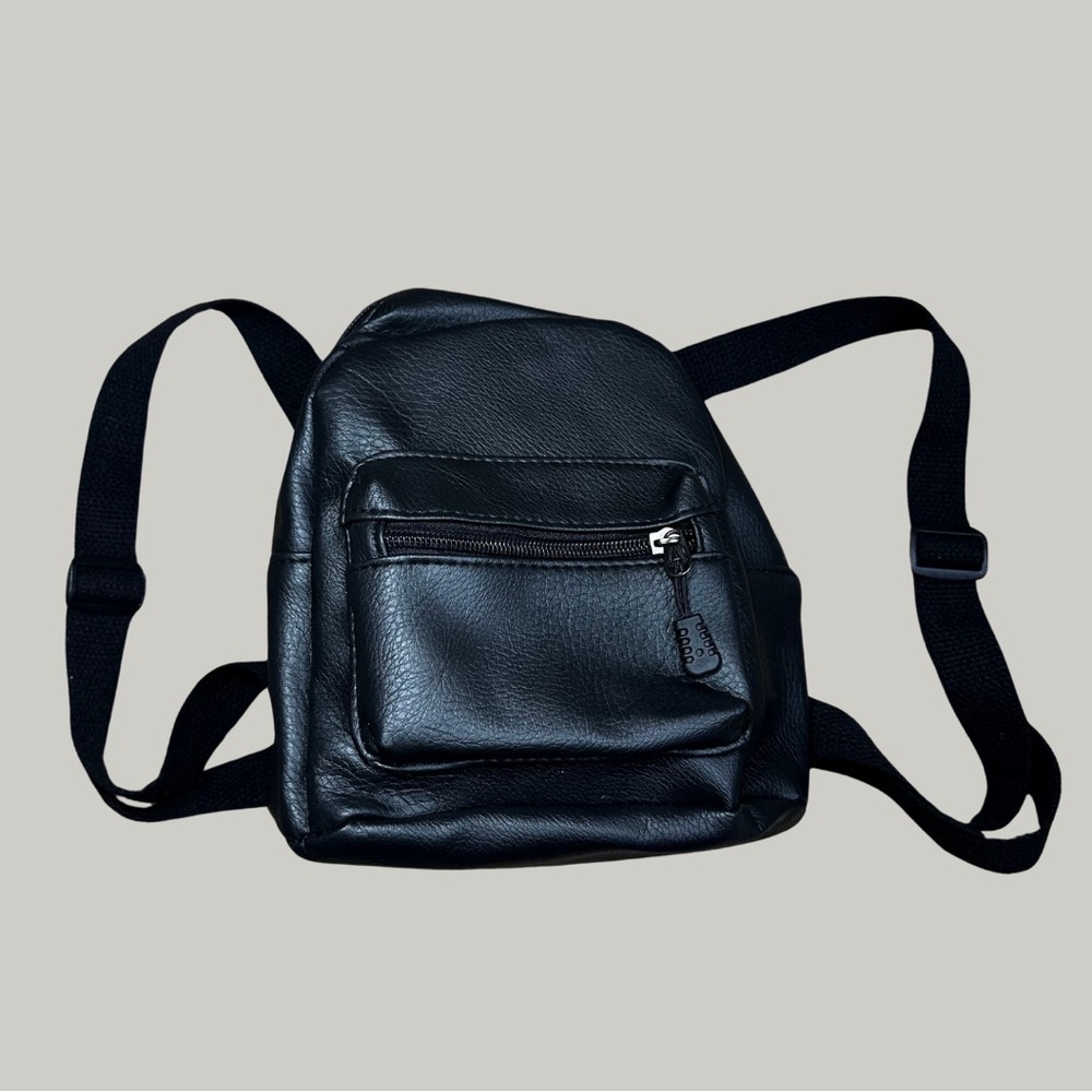 LIKE NEW Faux Leather Mini Backpack
